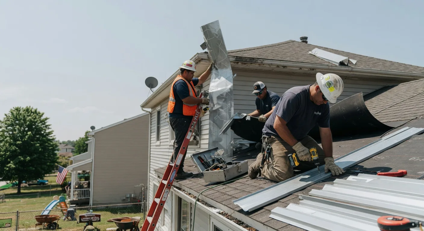Storm Damage Metal Roof Repair in Grethel, KY